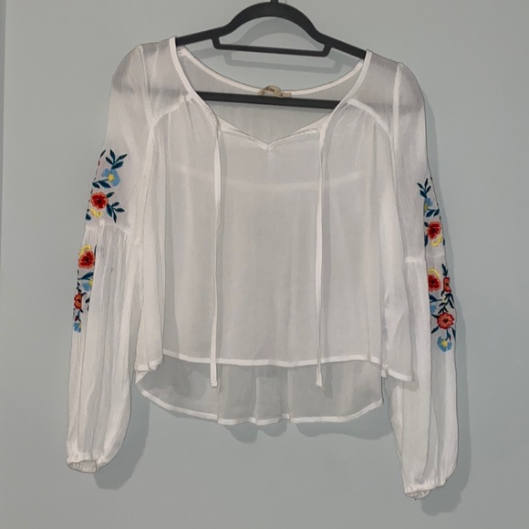 hollister long sleeve blouse - Picture 1 of 3